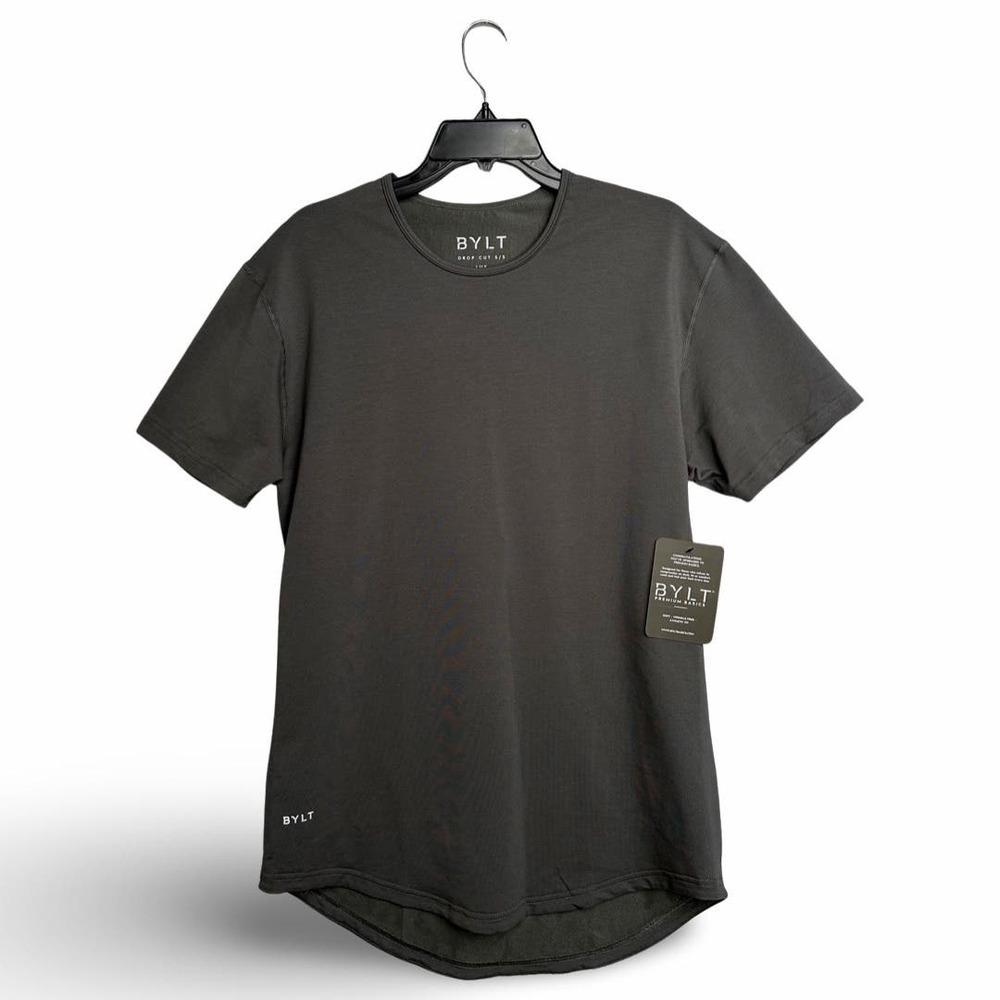 Bylt Drop-Cut: LUX Premium Basics Tee (Charcoal)
